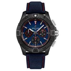 Pre-Owned Breitling AVENGER B01 CHRONOGRAPH 44 NIGHT MISSION RED ARROWS