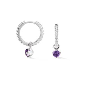 Dower & Hall Amethyst Orissa Hoops