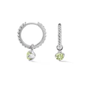 Dower & Hall Peridot Orissa Hoops