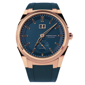 PARMIGIANI FLEURIER TONDA GT 18ct Rose Gold Navy Strap