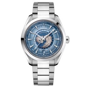 OMEGA AQUA TERRA 150M CO‑AXIAL MASTER CHRONOMETER GMT WORLDTIMER 43 MM