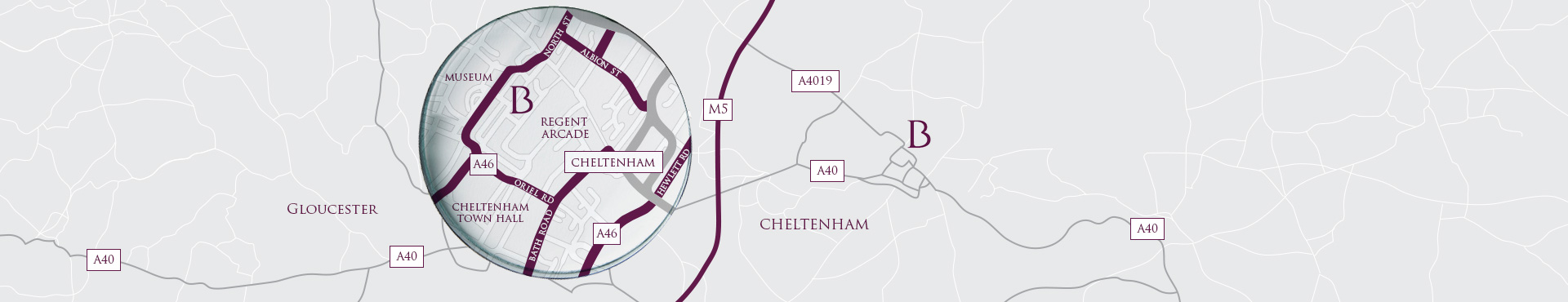 Beards Cheltenham Store Map