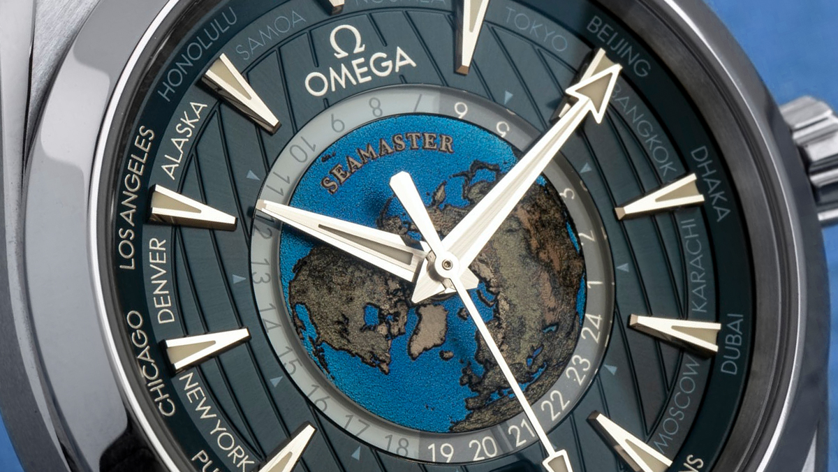 Beards Jewellers 1804 Omega Aqua Terra Worldtimer 43mm